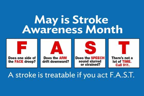 May is National Stroke Awareness Month